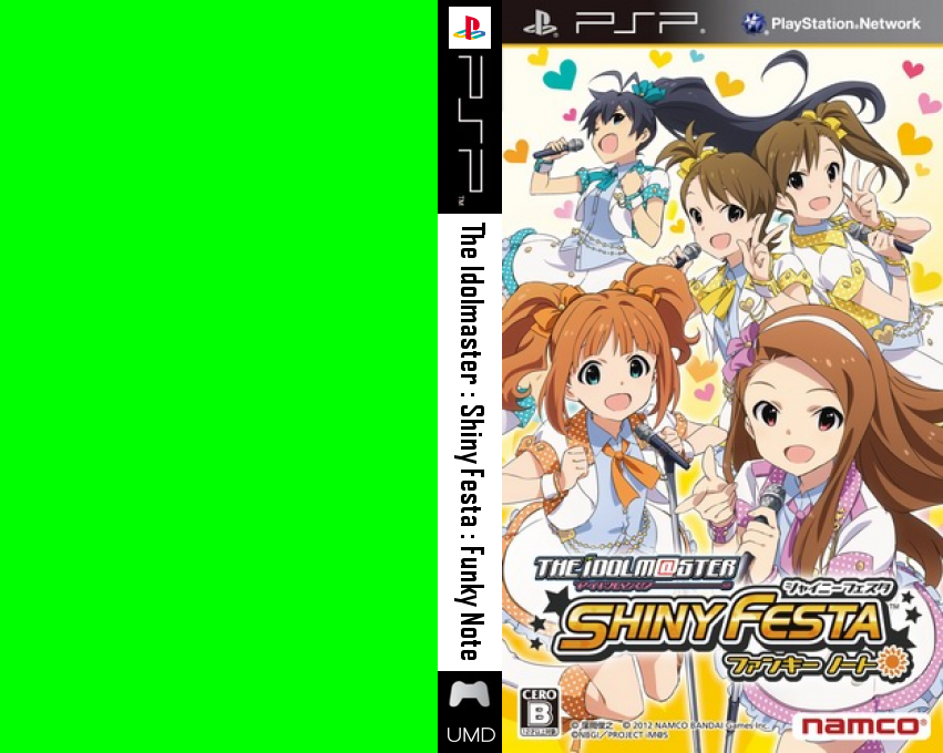 Idolmaster, The - Shiny Festa - Funky Note — box-texture (JP)