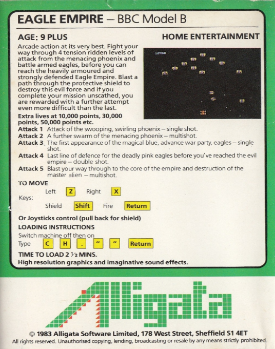 Eagle Empire — box-2D-back (EU)