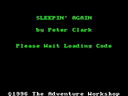 Sleepin' Again — sstitle (WOR)