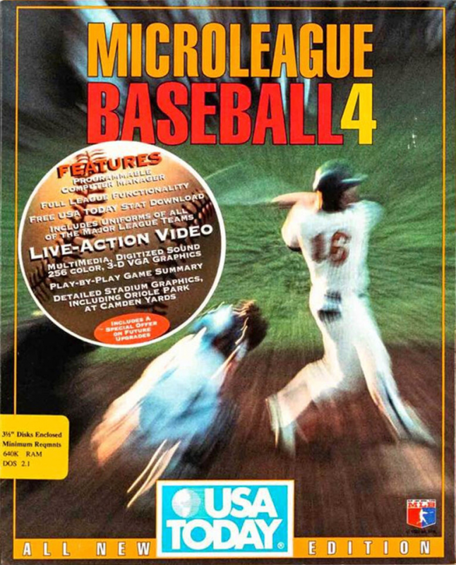 Microleague Baseball 4 box art