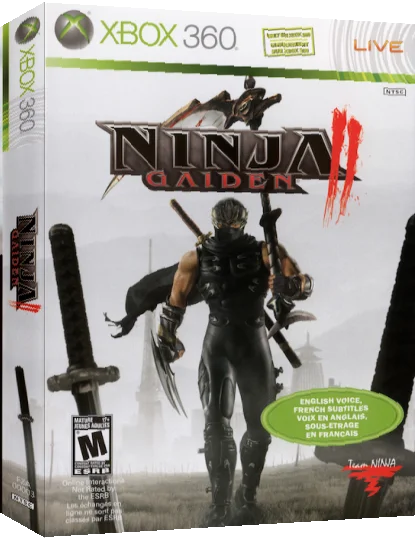 Ninja Gaiden II — box-3D (US)