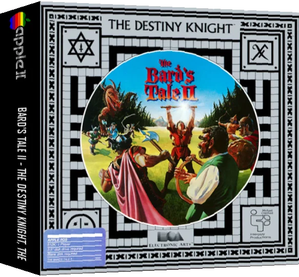Bard's Tale 2 - The Destiny Knight, The — box-3D (US)