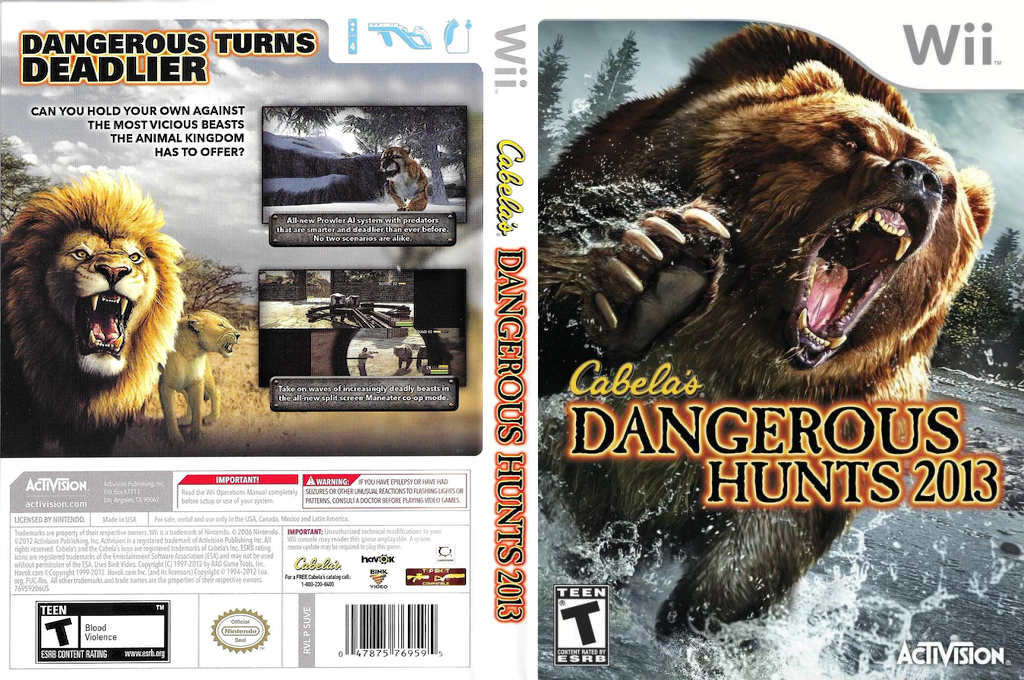 Cabela's Dangerous Hunts 2013 — box-texture (US)