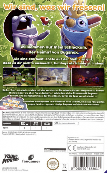 Bugsnax — box-2D-back (DE)