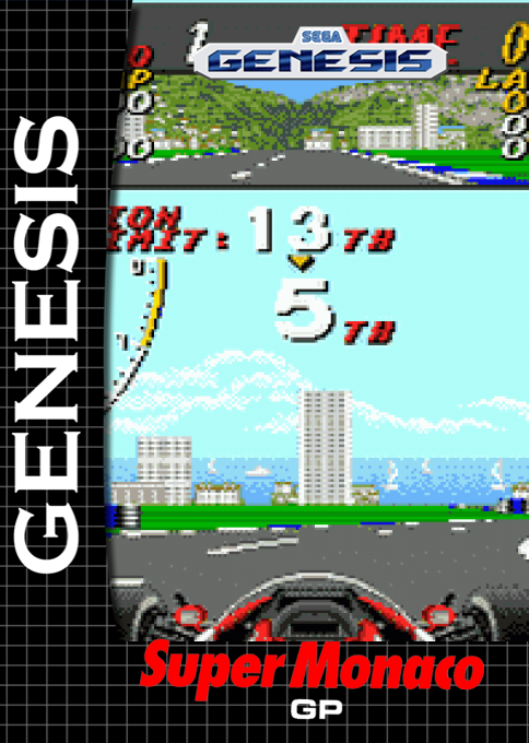 Super Monaco Gp — box-2D (SS)