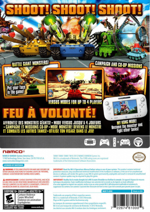 Tank! Tank! Tank! — box-2D-back (US)