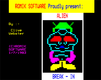Alien Break-in — sstitle (WOR)