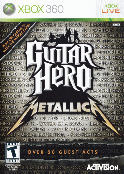 Guitar Hero - Metallica box art