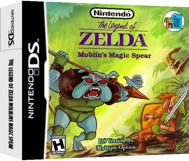 The Legend of Zelda : Molblin's Magic Spear — box-3D (WOR)