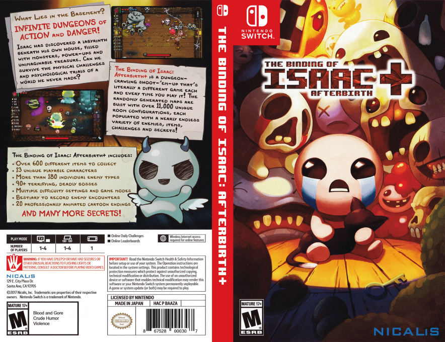 Binding Of Isaac - Afterbirth Plus, The — box-texture (US)