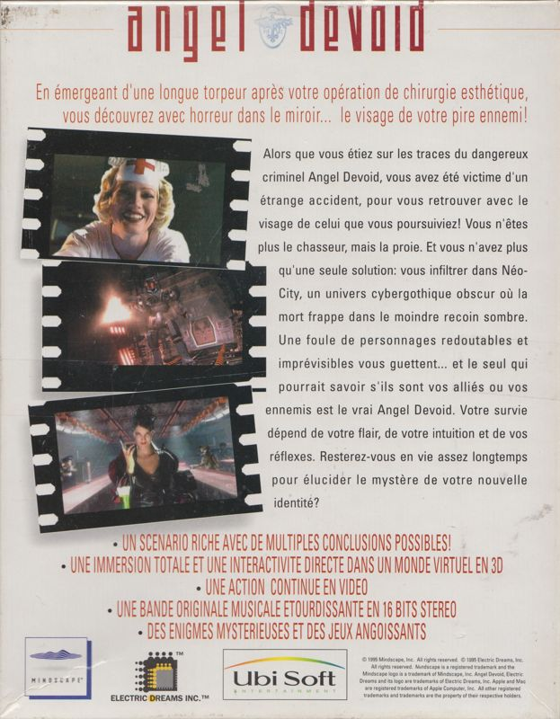 Angel Devoid - Face of the Enemy — box-2D-back (FR)