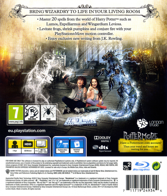 Wonderbook - Book of Spells — box-2D-back (EU)