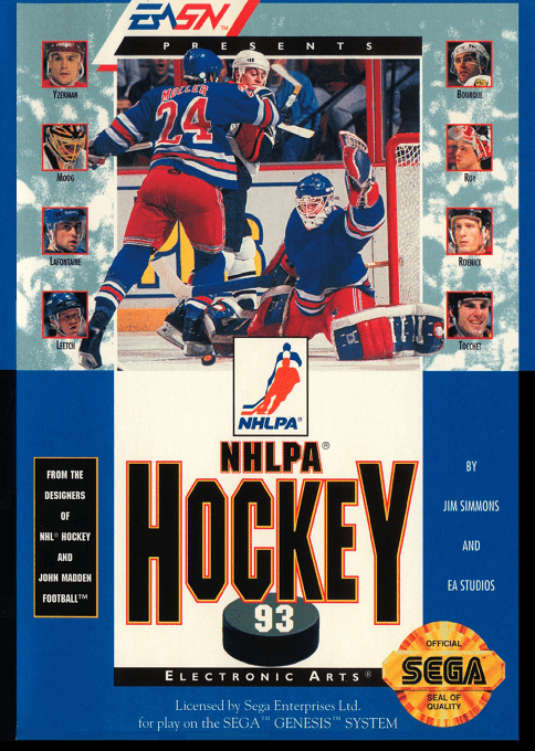 Nhlpa Hockey 93 box art