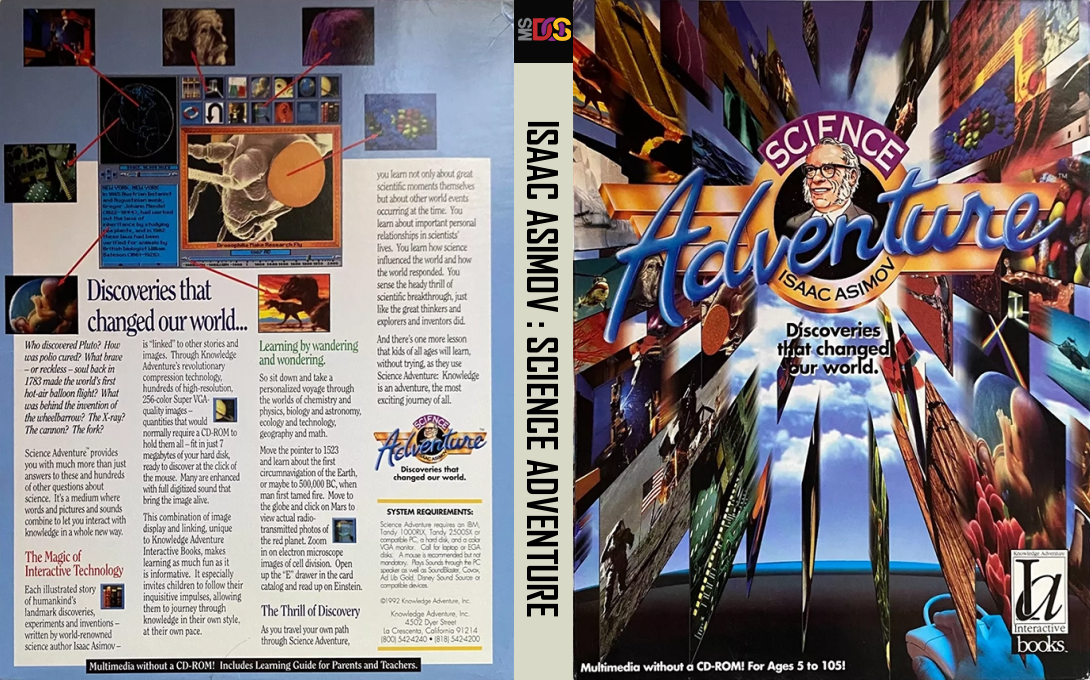 Isaac Asimov - Science Adventure — box-texture (US)
