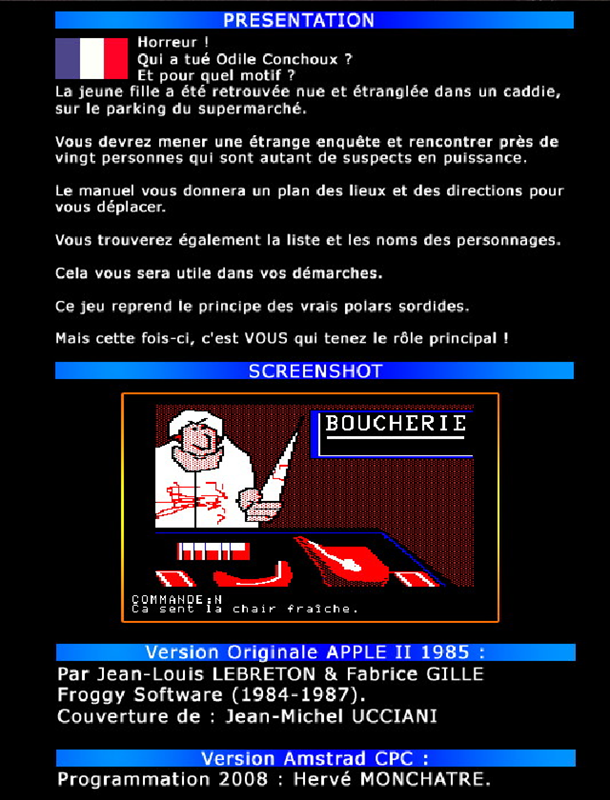 Crime Du Parking, Le — box-2D-back (FR)
