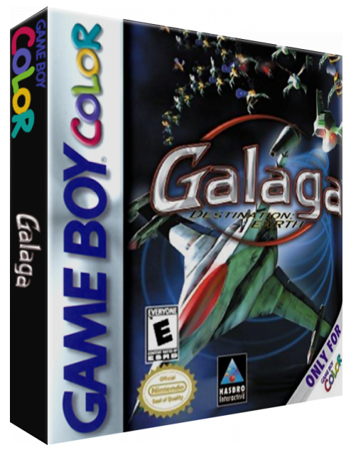 Galaga - Destination Earth — box-3D (US)