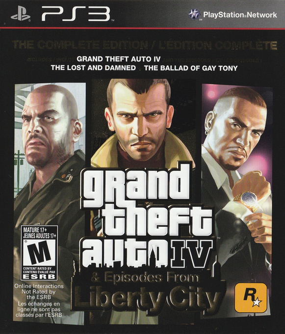 Grand Theft Auto IV & Episodes from Liberty City — box-2D (CA)
