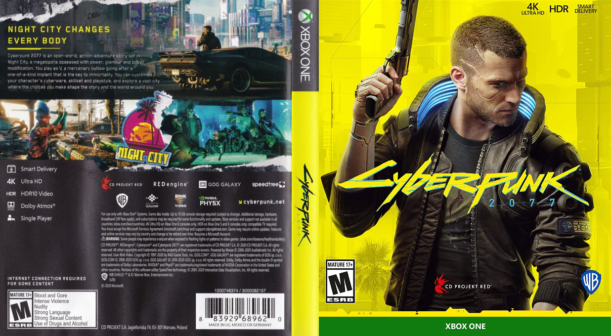 Cyberpunk 2077 — box-texture (US)
