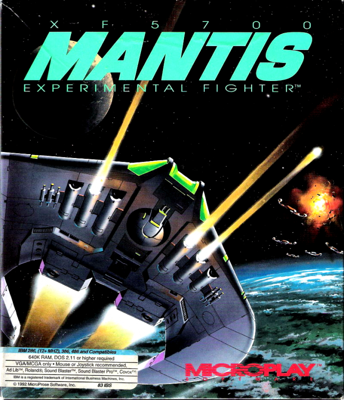 XF5700 Mantis Experimental Fighter box art