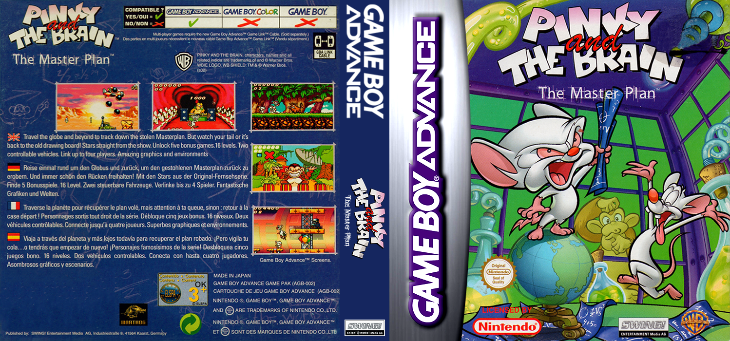 Pinky And The Brain - The Masterplan — box-texture (EU)