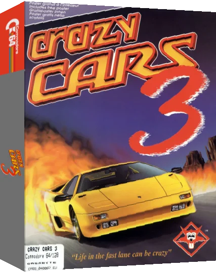 Crazy Cars III — box-3D (EU)