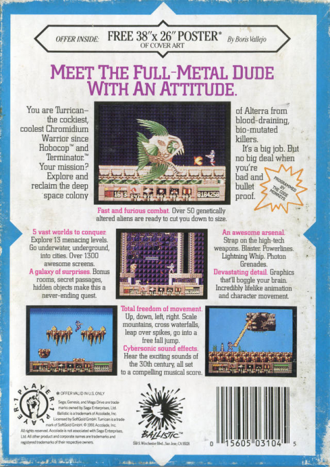 Turrican — box-2D-back (EU)