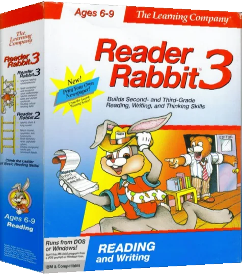 Reader Rabbit 3 — box-3D (US)