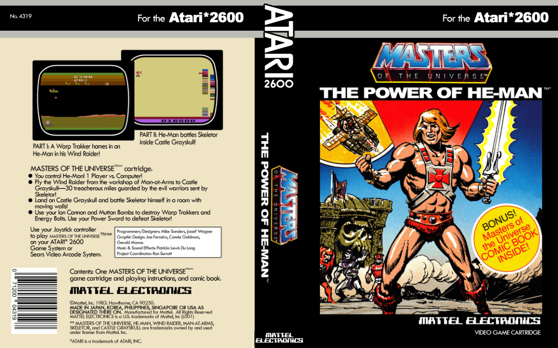 Masters Of The Universe - The Power Of He-man — box-texture (US)