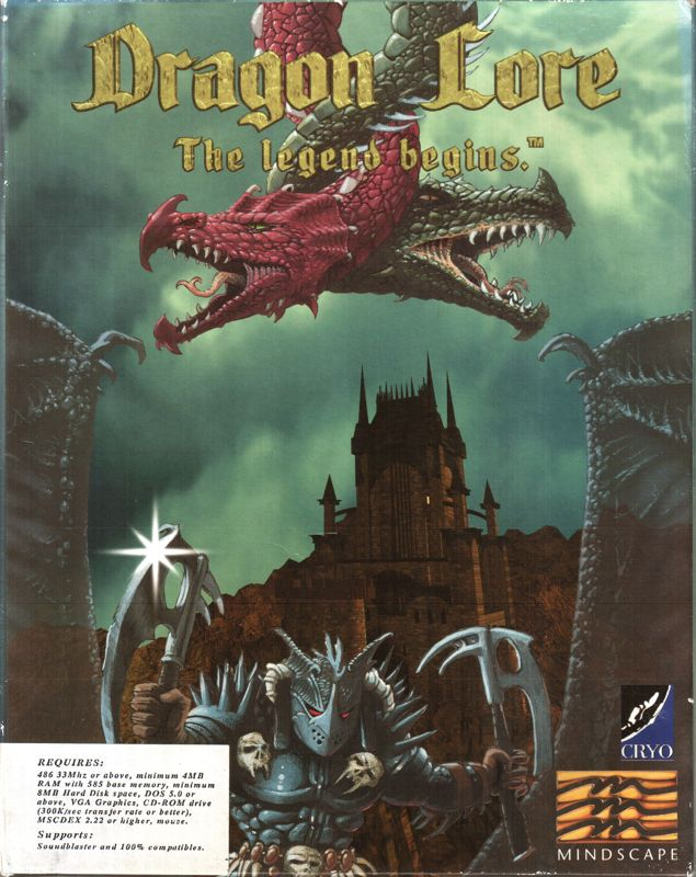 Dragon Lore - The Legend Begins — box-2D (EU)