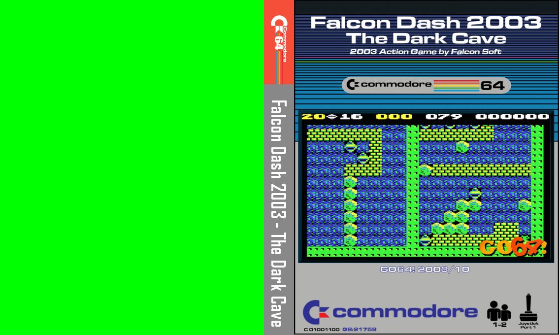 Falcon Dash 2003 : The Dark Cave — box-texture (CUS)