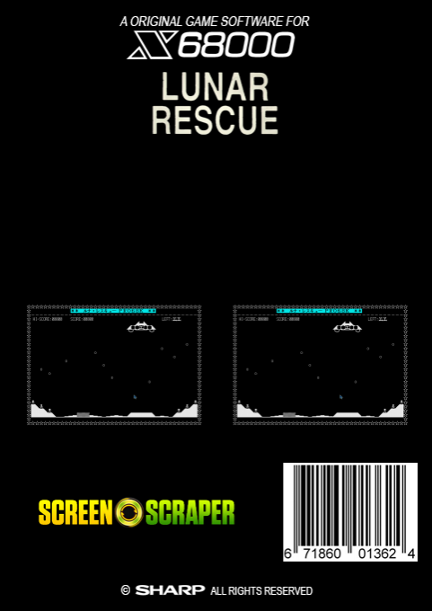 Lunar Rescue — box-2D-back (SS)