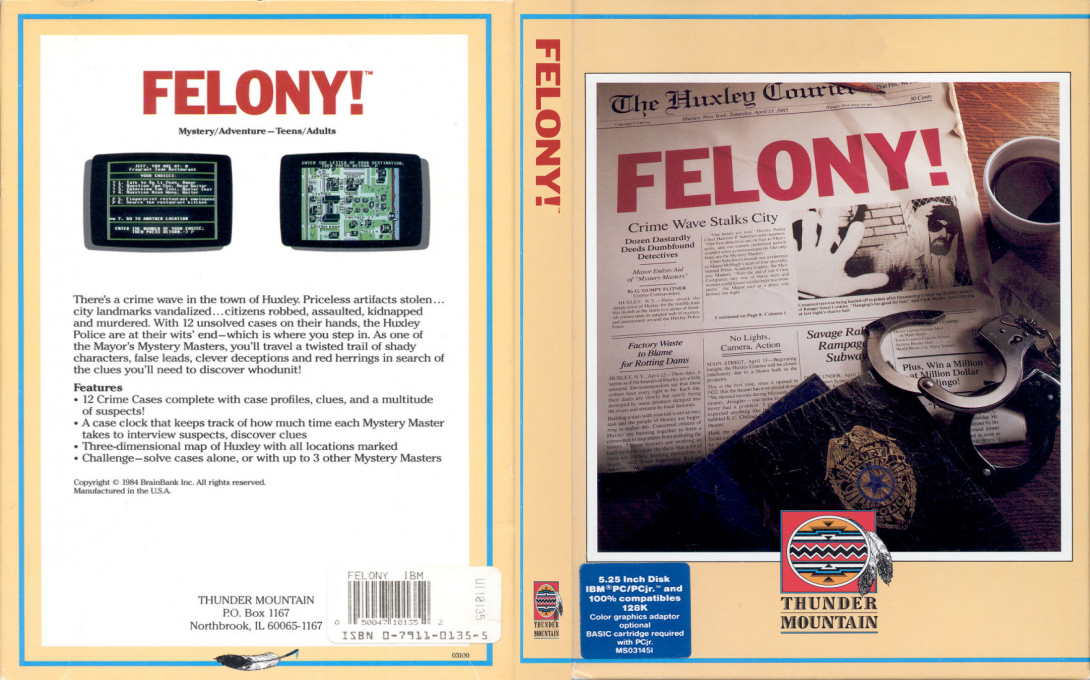 Mystery Master - Felony! — box-texture (US)