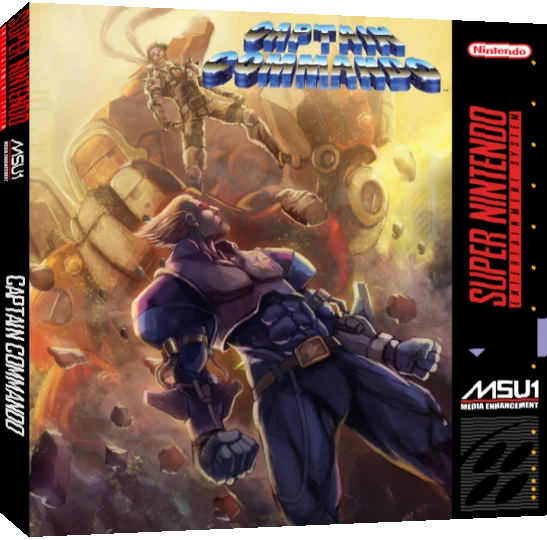 Captain Commando — box-3D (US)