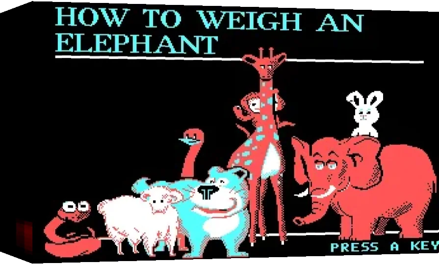 How to Weigh an Elephant — box-3D (WOR)