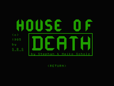 House Of Death — sstitle (WOR)