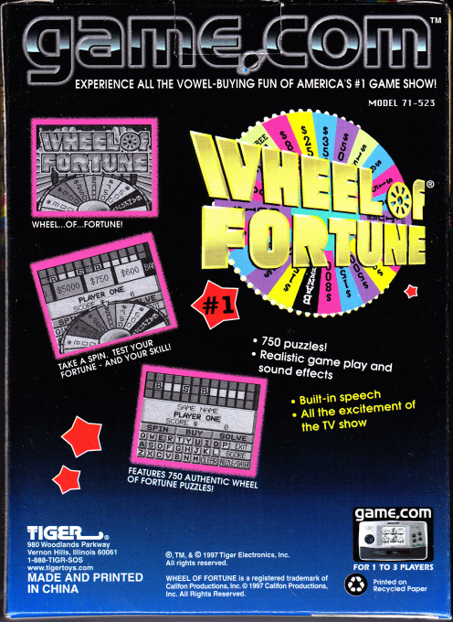 Wheel Of Fortune — box-2D-back (US)