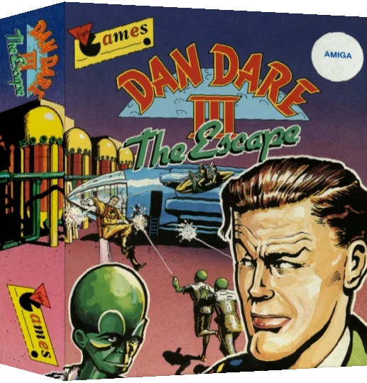 Dan Dare III - The Escape — box-3D (EU)
