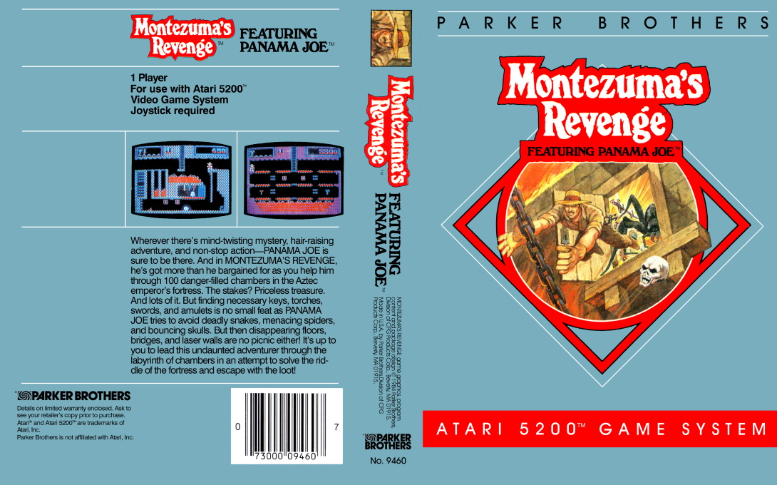 Montezuma's Revenge — box-texture (US)