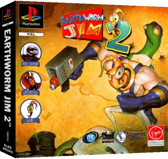 Earthworm Jim 2 — box-3D (EU)