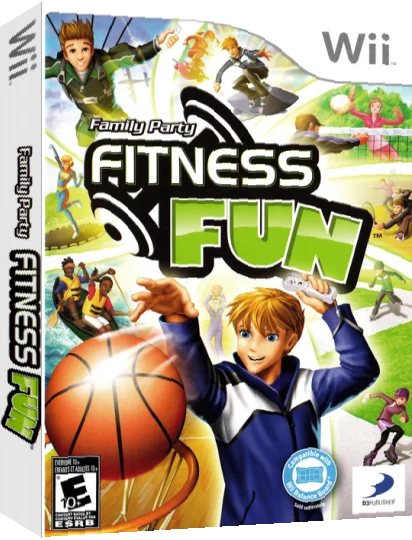 Family Party - Fitness Fun — box-3D (US)