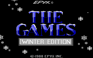 Games, The - Winter Edition — sstitle (US)