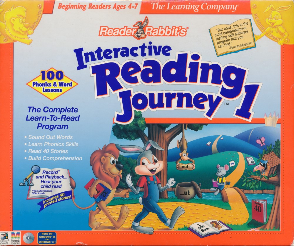Reader Rabbit's Reading Journey 1 box art