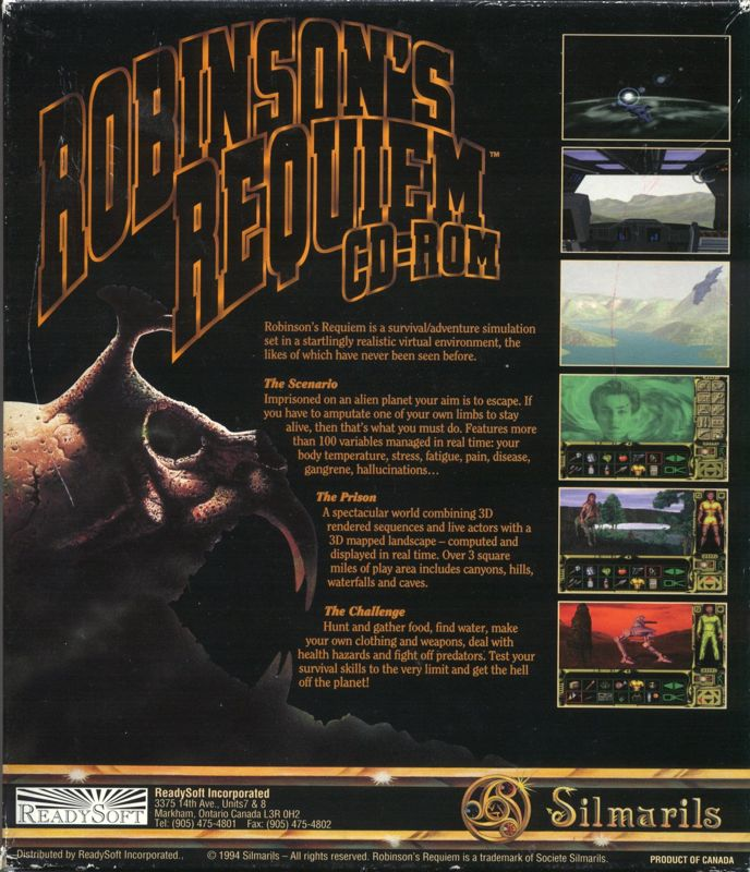 Robinson's Requiem — box-2D-back (US)