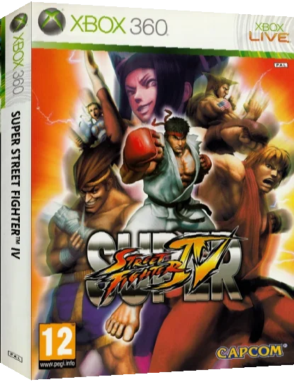 Super Street Fighter IV — box-3D (FR)