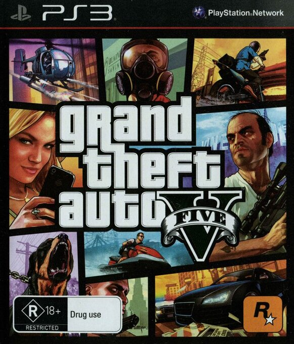 Grand Theft Auto V — box-2D (AU)