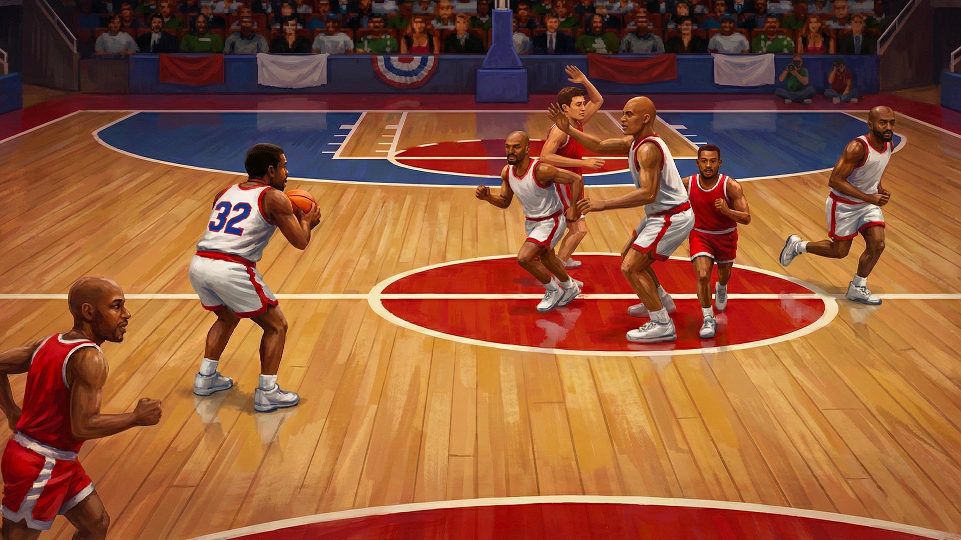 Slam 'n Jam '96 Featuring Magic N Kareem — fanart