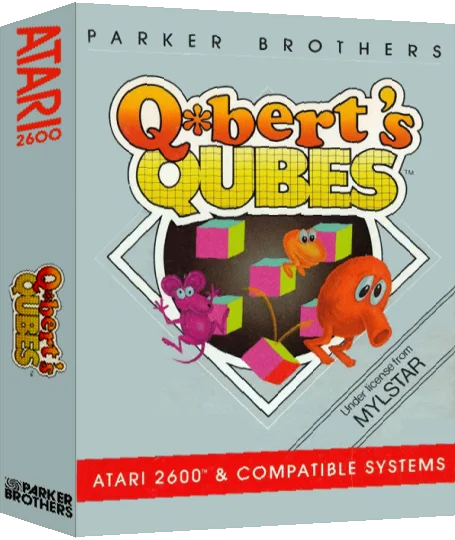 Q-bert's Qubes — box-3D (US)