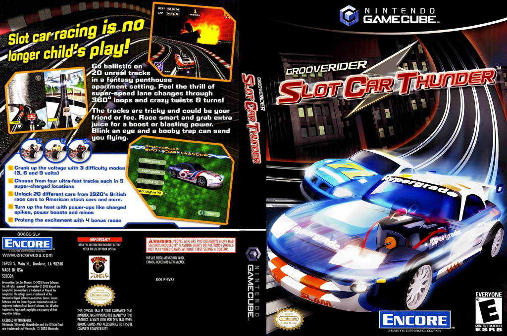 Grooverider - Slot Car Thunder — box-texture (US)