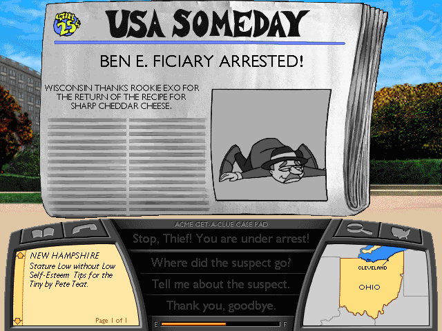Where in the USA is Carmen Sandiego? — ss (WOR)