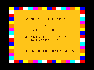 Clowns And Balloons — sstitle (WOR)